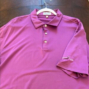 Peter Millar Men's Purple Polo Shirt